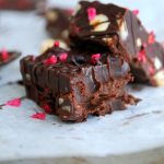 Chokladbitar med hallon och lakrits - Baka Sockerfritt