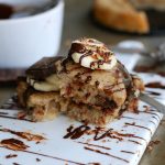 Kladdig Banankaka (vegansk) - Baka Sockerfritt