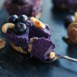 Minicheesecakes med blåbär - Baka Sockerfritt