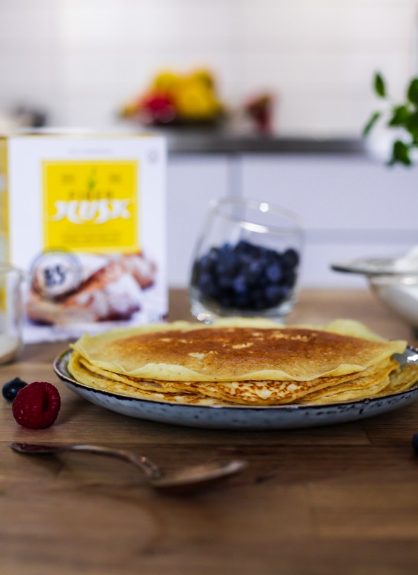 Glutenfria tunna pannkakor - Baka Sockerfritt