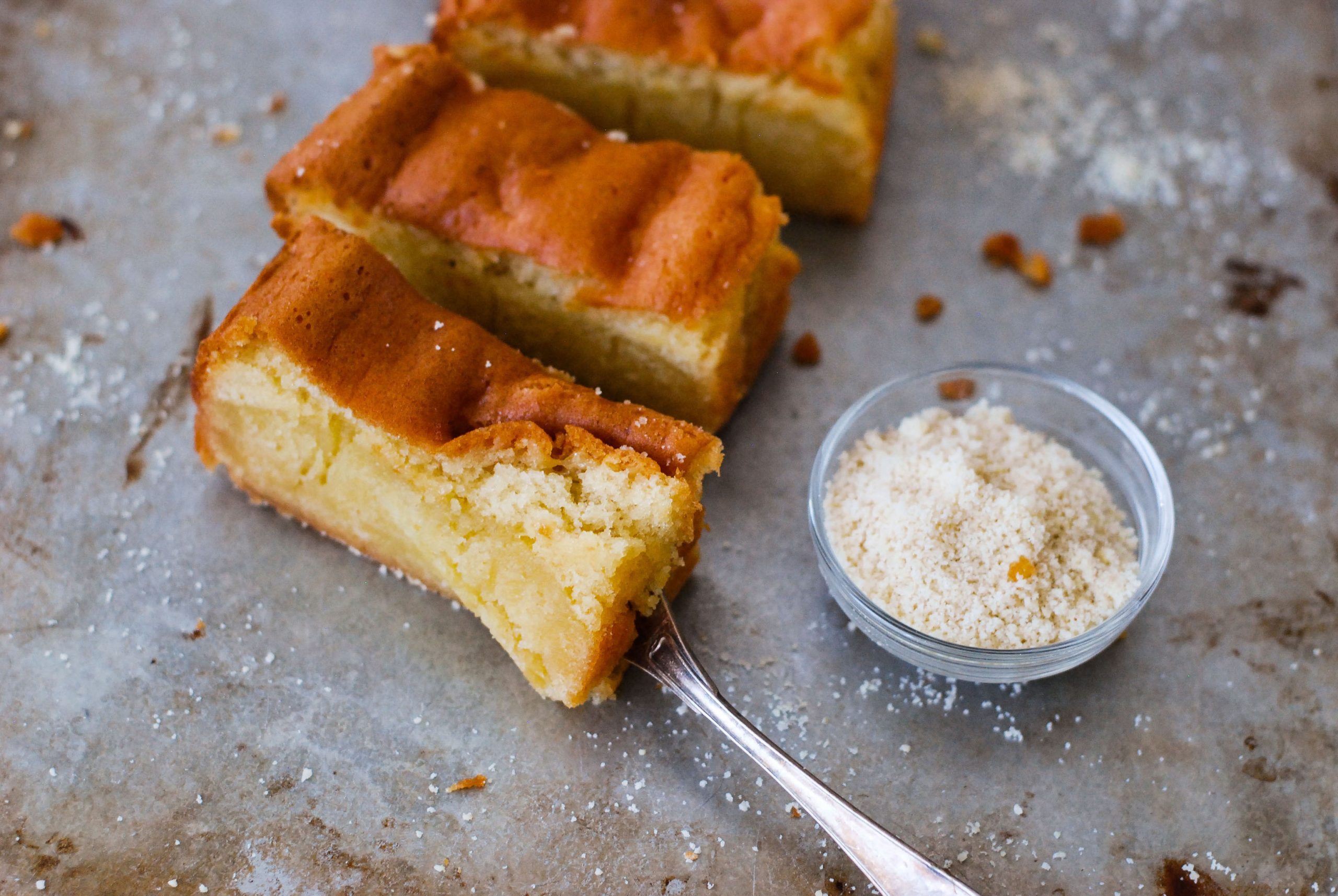 Sandkaka, glutenfri - Baka Sockerfritt