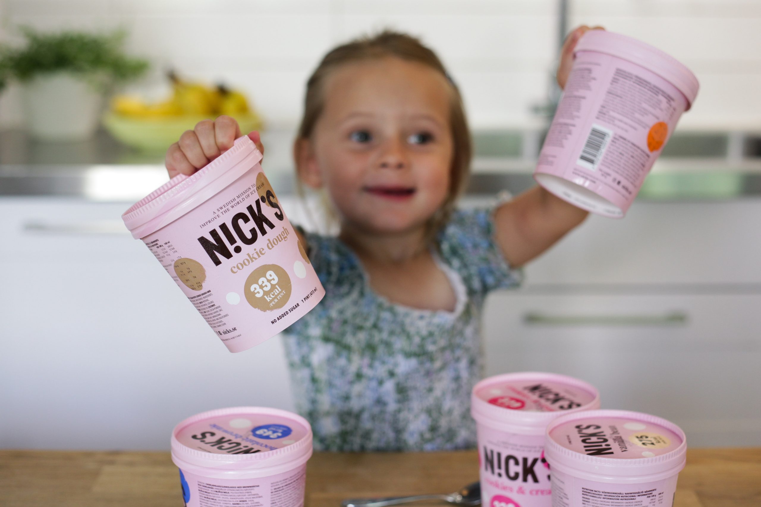 Tävling - N!CK'S glassar i pints (utan tillsatt socker) - Baka Sockerfritt