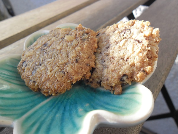 Kokoskakor med chokaldbitar - Baka Sockerfritt