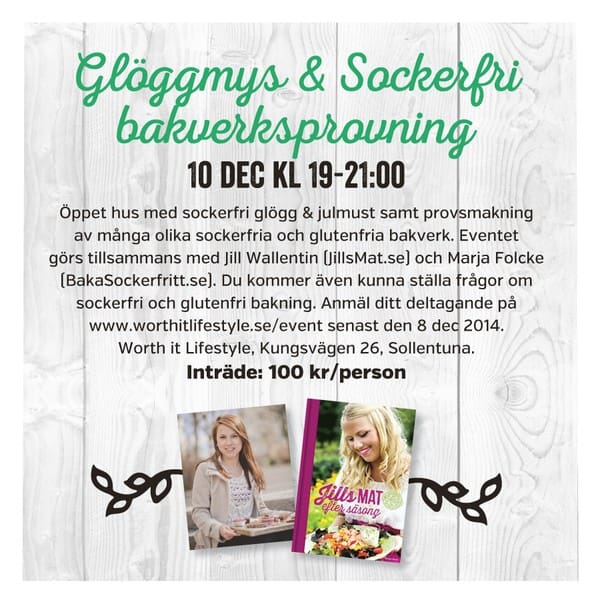 Stora händelser under november! - Baka Sockerfritt