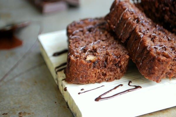 Chocolate Banana Cake - Glutenfri Chokladbanankaka - Baka Sockerfritt