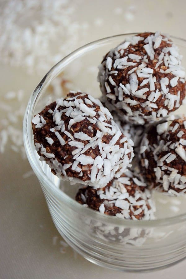 Chokladbollar utan tillsatt socker - Baka Sockerfritt