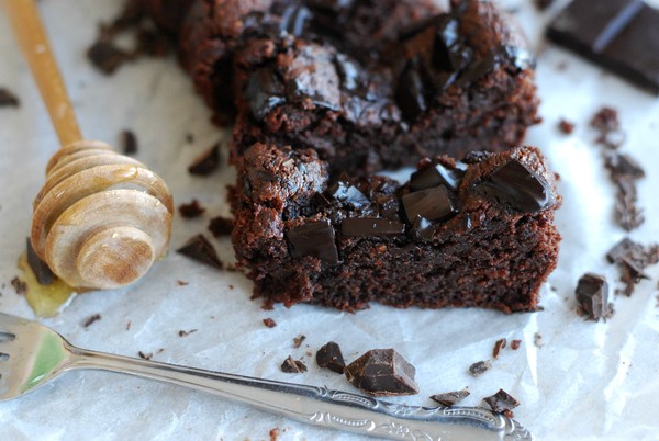 Vegansk fudgebrownie - Baka Sockerfritt