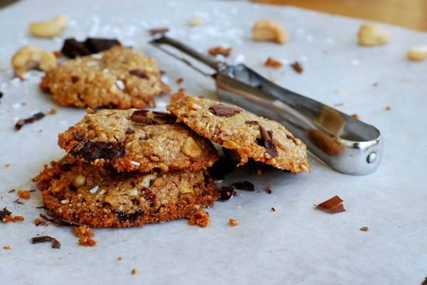 Knapriga kakor med cashewnötter - Baka Sockerfritt