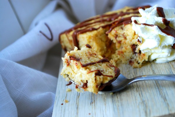 Mazarinkaka med chokladbitar - Baka Sockerfritt