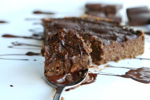 Hälsosam kladdkaka med avokado - mejerifri och utan nötter - Baka Sockerfritt