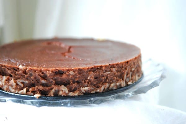 Chokladmoussekaka med banan - Baka Sockerfritt