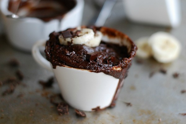 Kladdkaka i mugg - Baka Sockerfritt