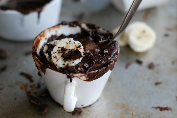 Kladdkaka i mugg - Baka Sockerfritt