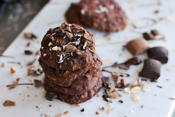 No bake choklad- och jordnötssmörskakor - Baka Sockerfritt