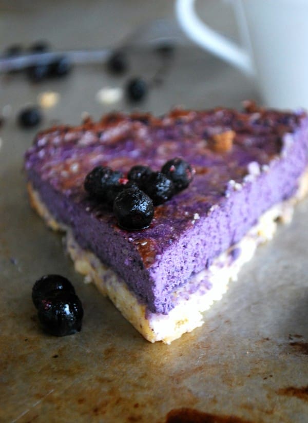 Hälsosam Blåbärscheescake, glutenfri - Baka Sockerfritt