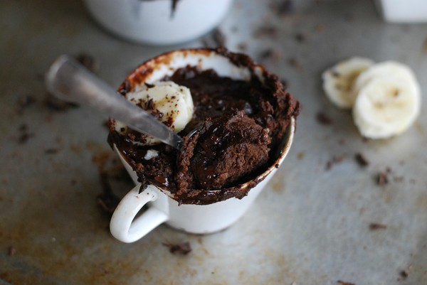 Kladdkaka i mugg - Baka Sockerfritt