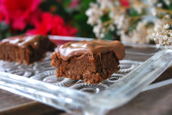 Healthy butternut squash chocolate brownie - Baka Sockerfritt