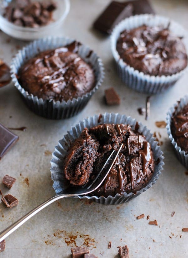 Kladdkaksmuffins, utan tillsatt socker - Baka Sockerfritt