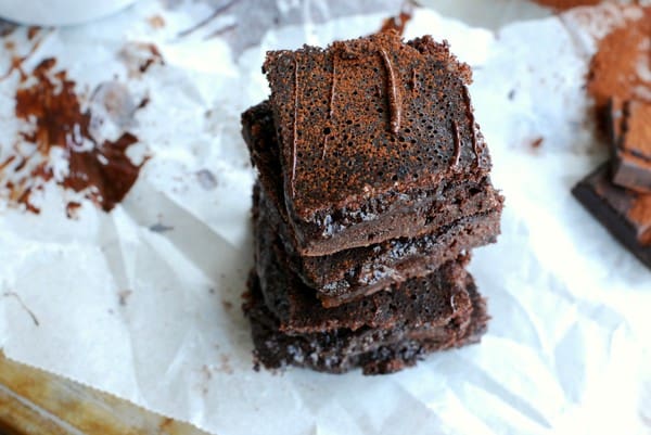Mejerifri lättgjord brownie - Baka Sockerfritt