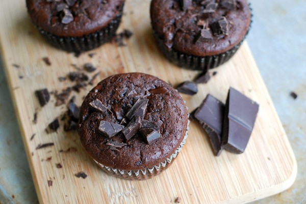 Chokladmuffins utan mjöl - Baka Sockerfritt