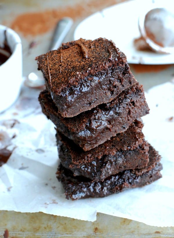Mejerifri lättgjord brownie - Baka Sockerfritt