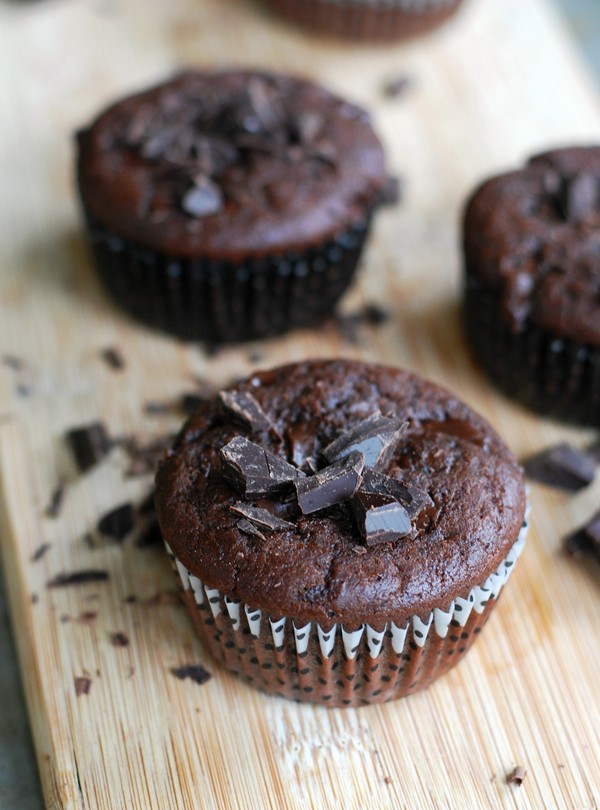 Chokladmuffins utan mjöl - Baka Sockerfritt