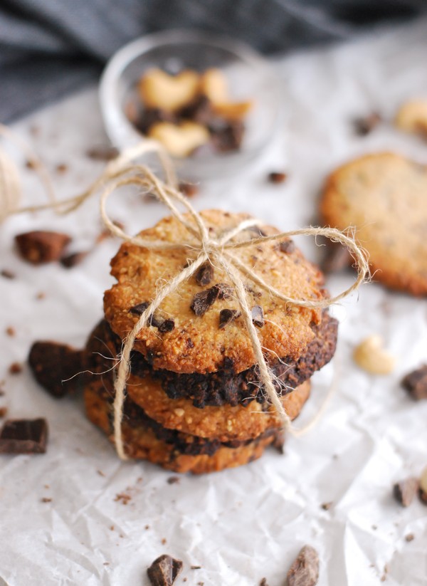 Småkakor med cashewnötter och kokos - Baka Sockerfritt