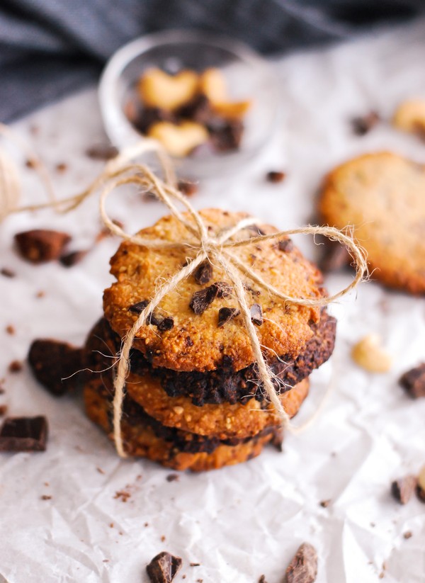 Cashew- och kokoskakor, utan tillsatt socker - Baka Sockerfritt