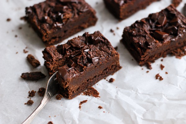 Vegansk espressobrownie - Baka Sockerfritt