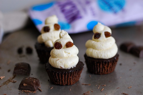 Spökmuffins - Baka Sockerfritt