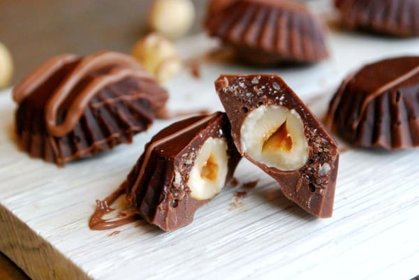 Hasselnötspraliner - Baka Sockerfritt