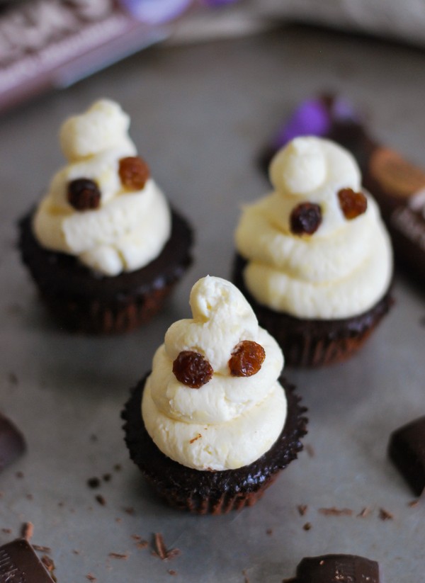Spökmuffins - Baka Sockerfritt