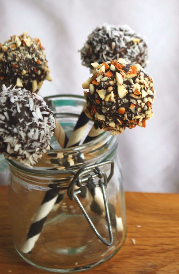 Göra Cake Pops - Baka Sockerfritt