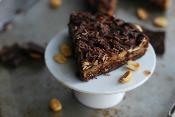 Jordnötstårta med choklad - Baka Sockerfritt