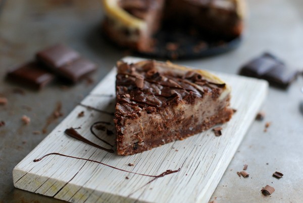 Chokladcheesecake - Baka Sockerfritt