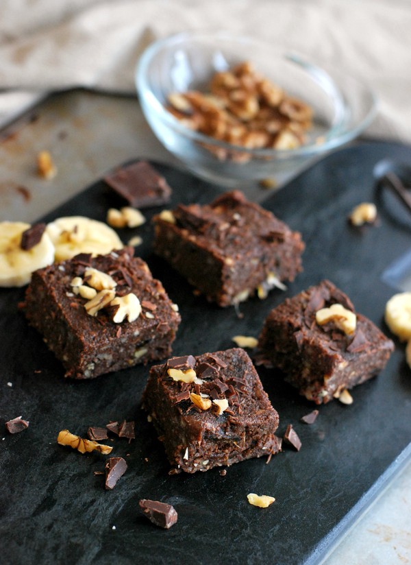No bake brownie - Brownie utan ugn - Baka Sockerfritt