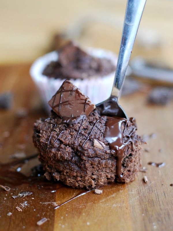 Chickpea chocolate muffin - Baka Sockerfritt