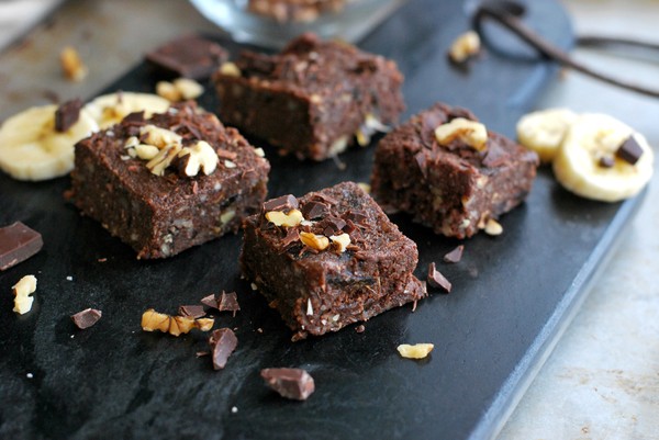 No bake brownie - Brownie utan ugn - Baka Sockerfritt