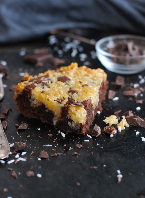Ryttarkaka - kladdkaka med tosca! - Baka Sockerfritt