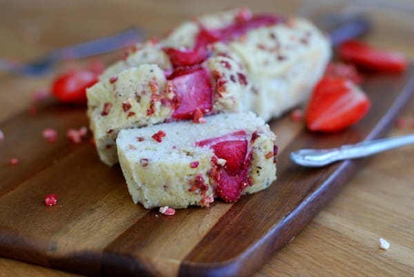 Falsk sockerkaka med jordgubbar (mejerifri) - Baka Sockerfritt