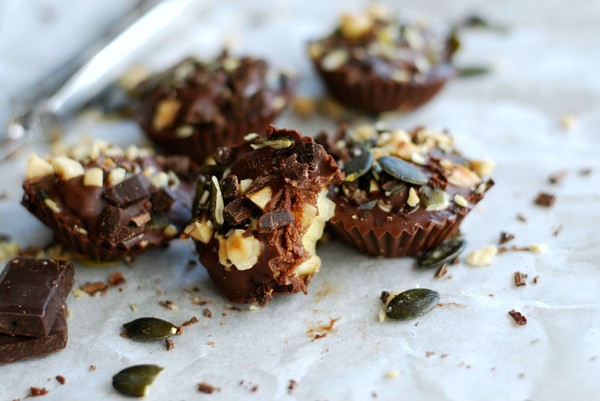 Banan, choklad och hälsosam nutella - Baka Sockerfritt