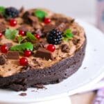 Kladdkaka med Soft Toffee 2 Kladdkaka med Soft Toffee - Baka Sockerfritt