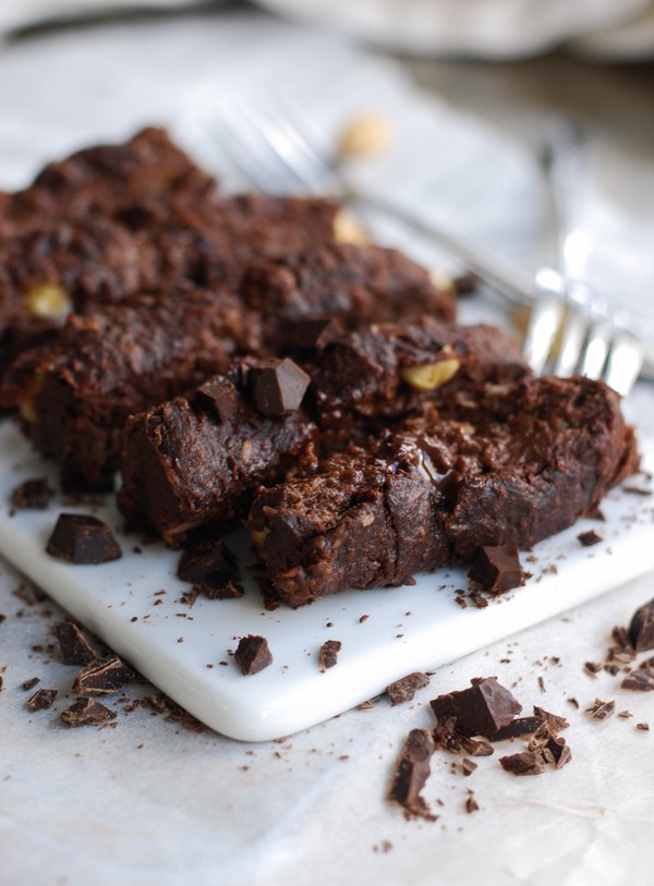 Vegansk chokladkaka med banan - Baka Sockerfritt