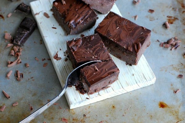 Chokladtäckt Brownie - Baka Sockerfritt