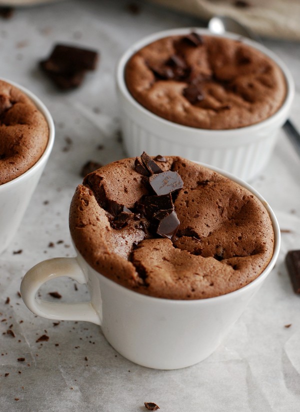 Chokladsufflé, mejerifri (utan tillsatt socker) - Baka Sockerfritt