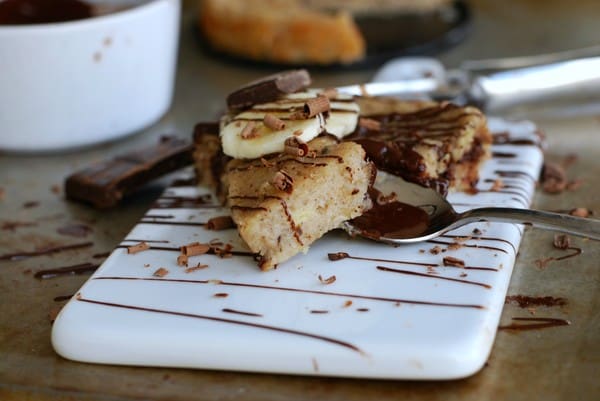 Kladdig Banankaka (vegansk) - Baka Sockerfritt