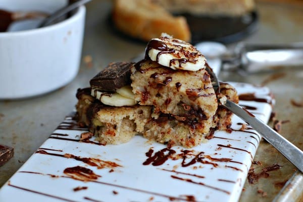 Kladdig Banankaka (vegansk) - Baka Sockerfritt