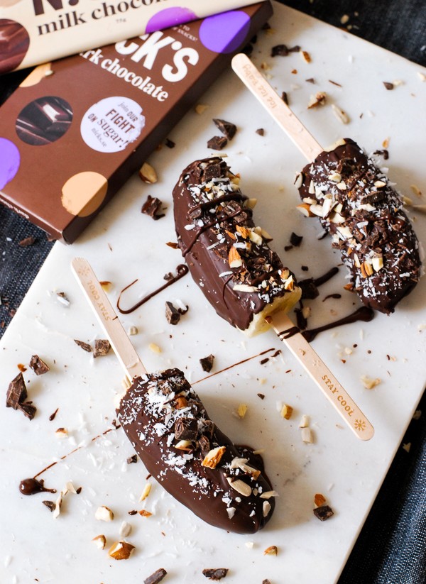 Chokladdoppad banan - utan tillsatt socker! - Baka Sockerfritt Chokladdoppad banan - utan tillsatt socker! - Baka Sockerfritt