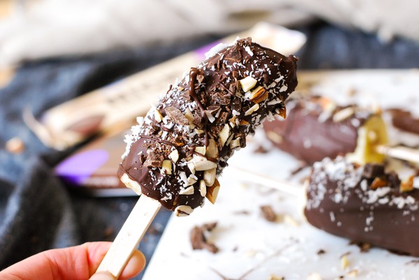 Chokladdoppad banan - utan tillsatt socker! - Baka Sockerfritt Chokladdoppad banan - utan tillsatt socker! - Baka Sockerfritt