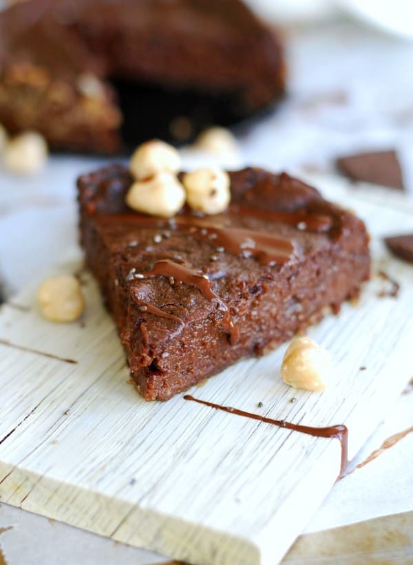 Vegansk nutellakladdkaka - Baka Sockerfritt
